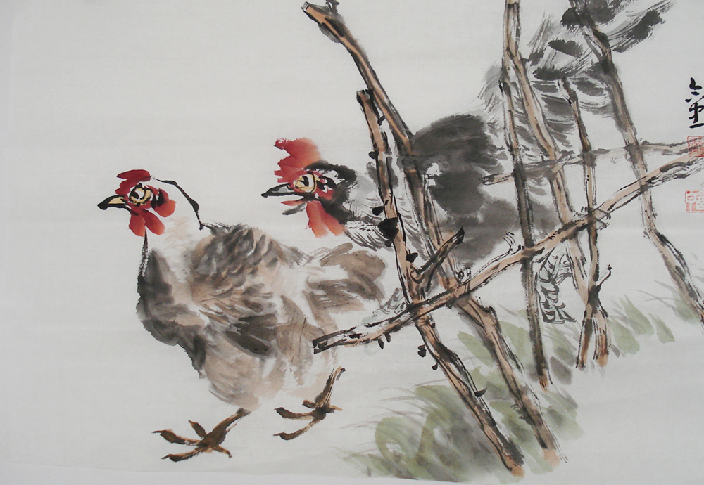 在水一方100x50cm