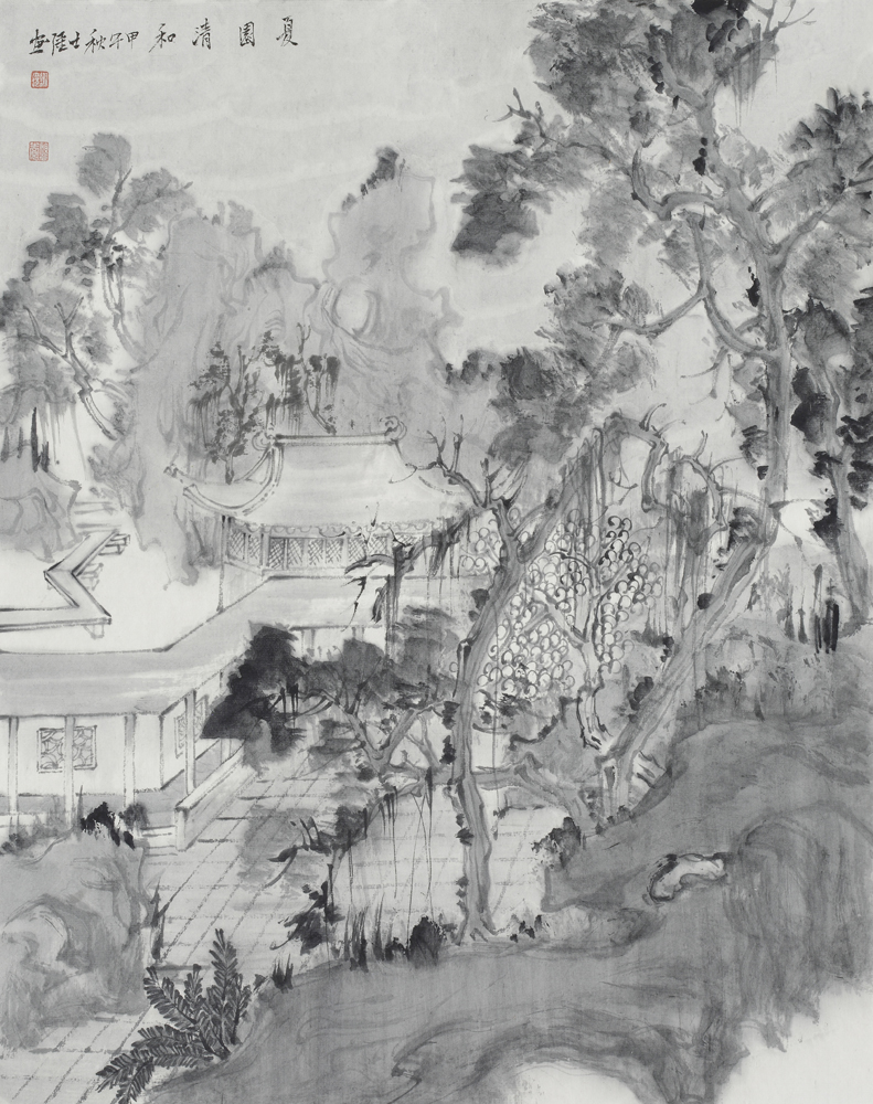 夏园清和45x35 cm