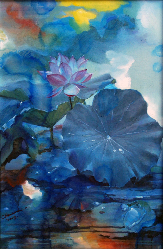 梦幻月色 40x60cm