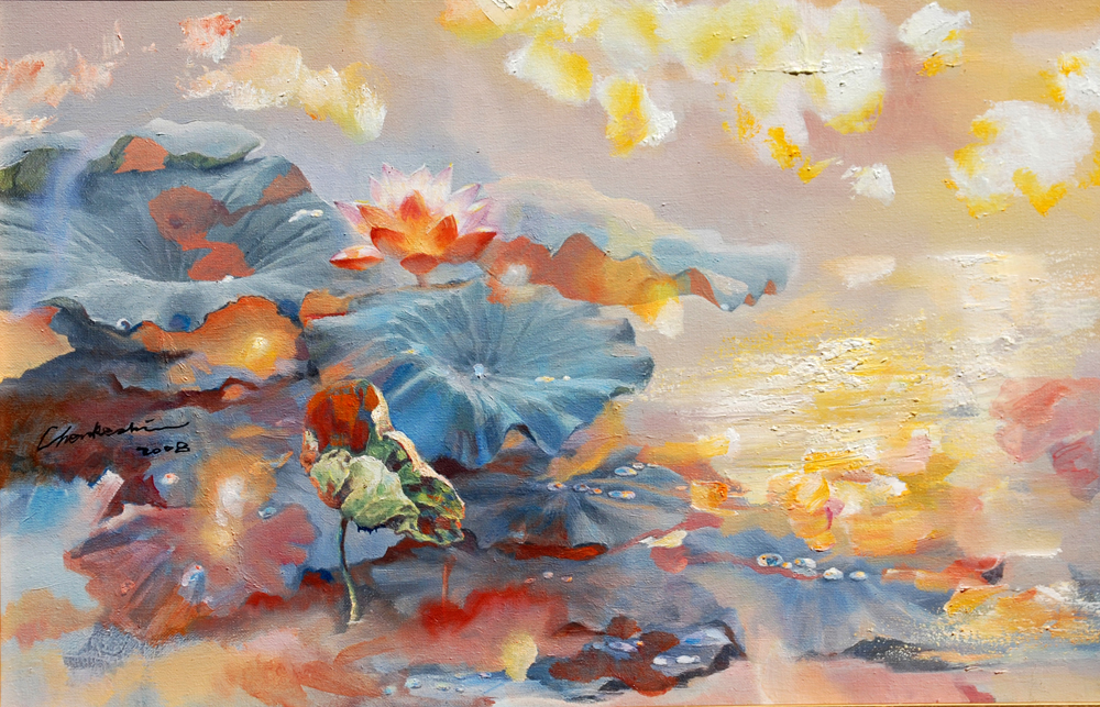 你是朝露   60x40cm