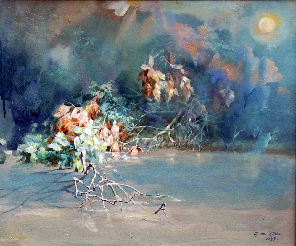亲亲湖边水  60x50cm  