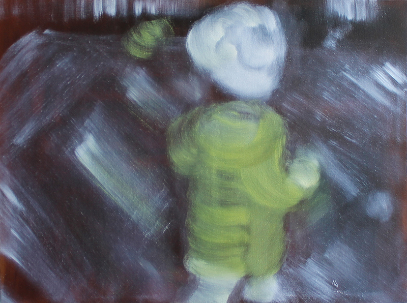 笑笑60x80cm