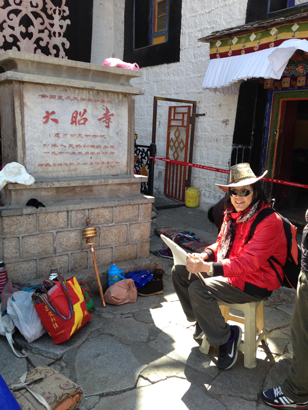 2014年4月下旬赴西藏写生