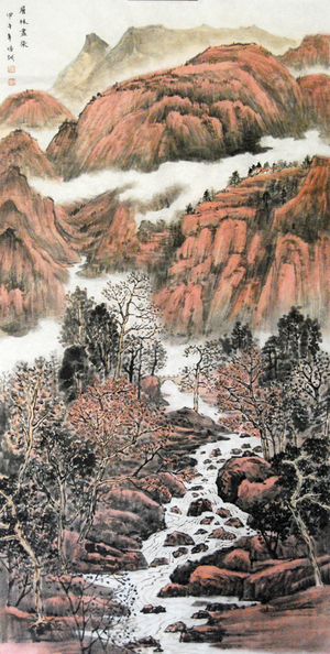 《层林尽染》 