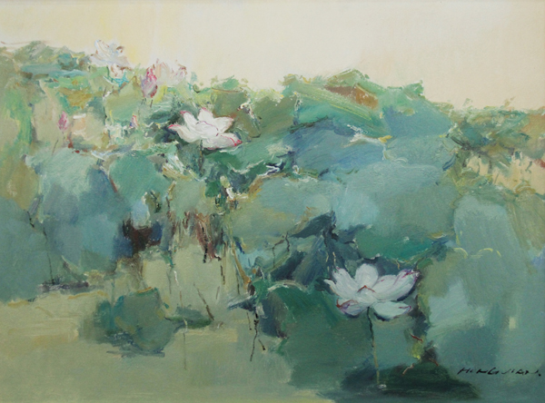 《夏荷》60X80CM