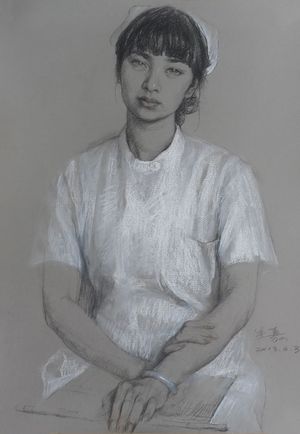  护士小盼（郝米嘉素描）