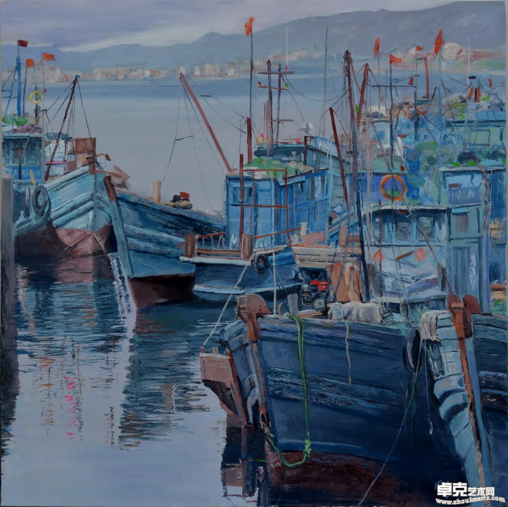 小石岛100cm×100cm