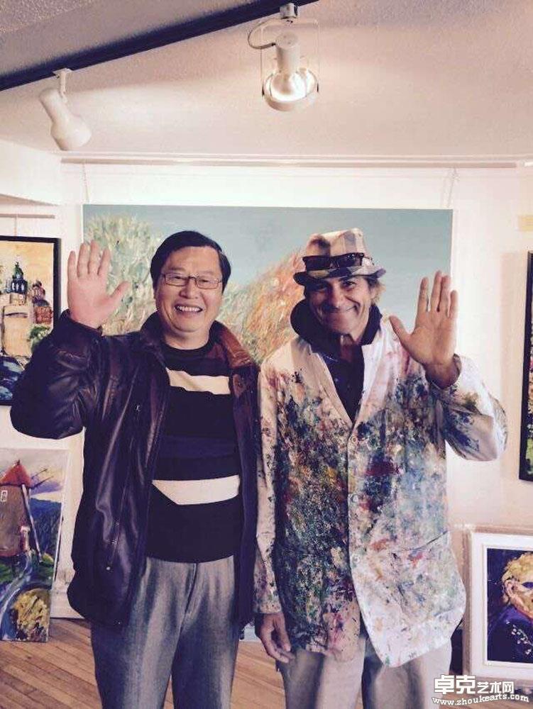 与油画奥朗德先生