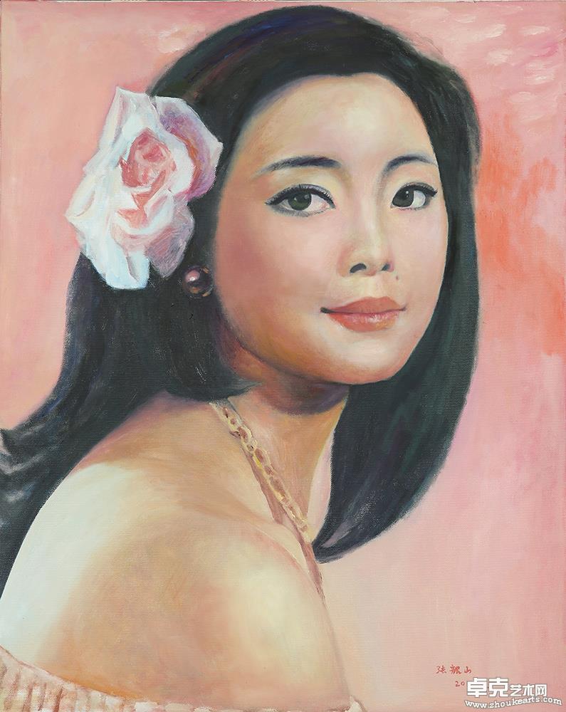 《粉红色的回忆》75x60cm