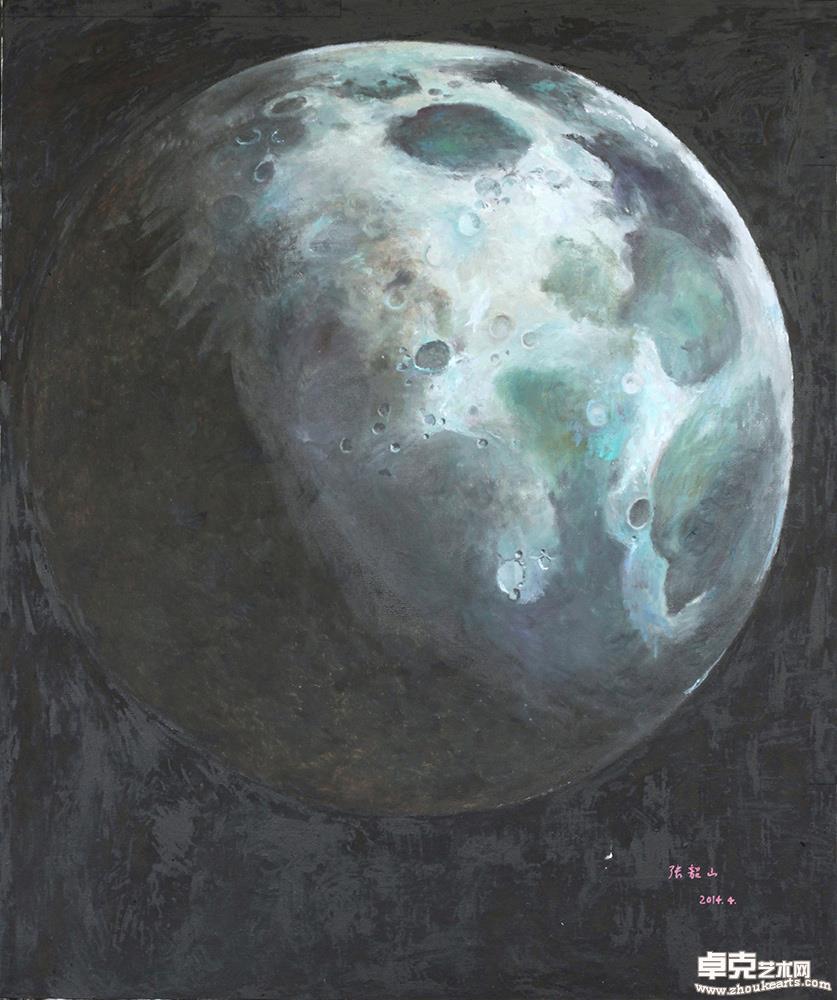 《一个美丽的传说-月球》120x100cm