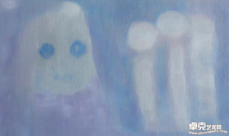 纯艺术犹如一个小孩，微笑着迎接真正的艺术爱好者66x40cm