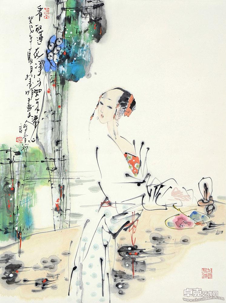 荷香 68x45cm
