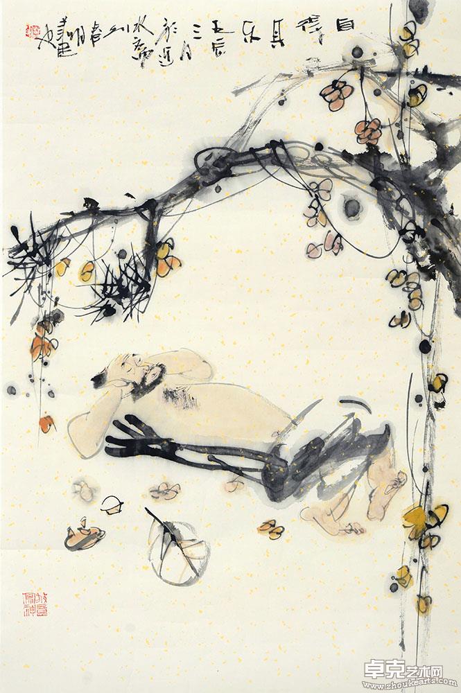 自得其乐图 68x45cm