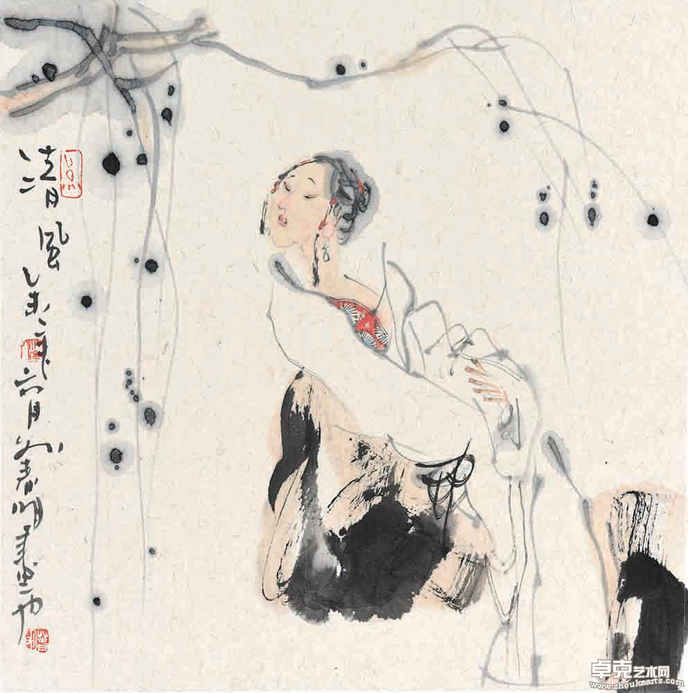清风图50x50cm