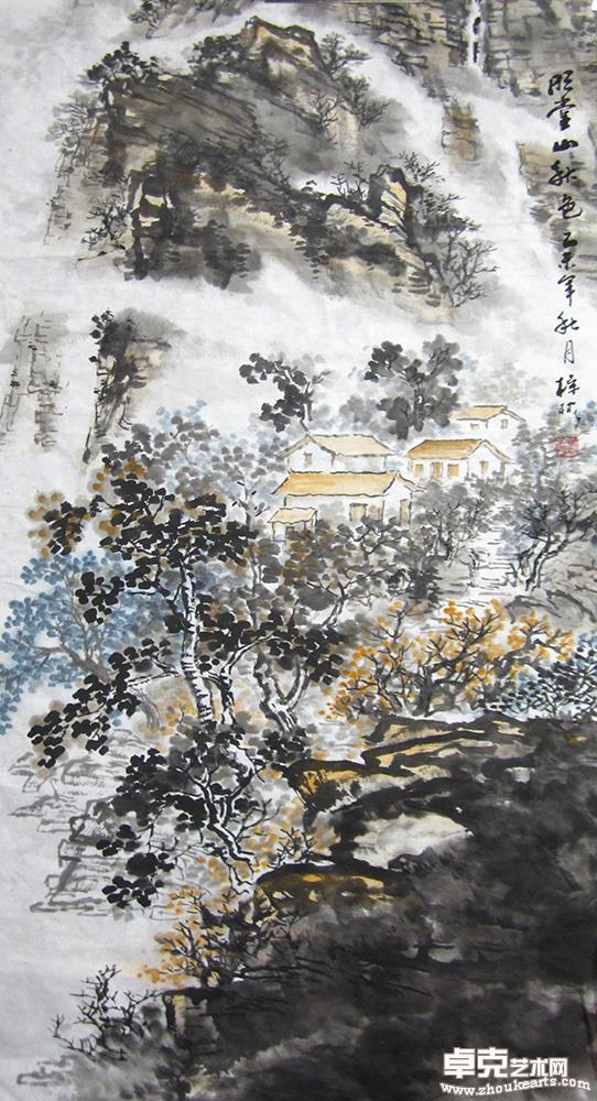 明堂山秋色