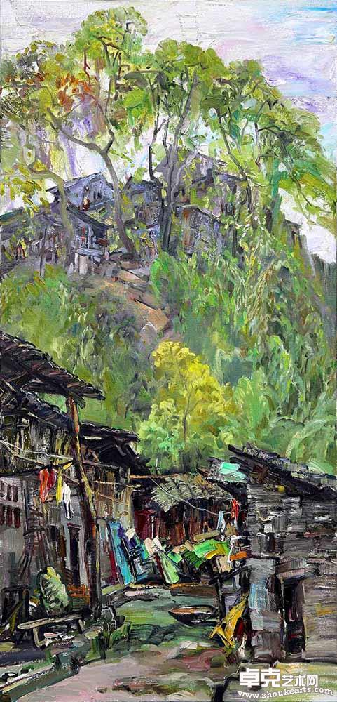 东溪写生7 120x60cm