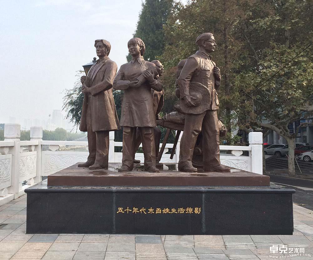 淮安水门桥景观提升雕塑2 高220cm