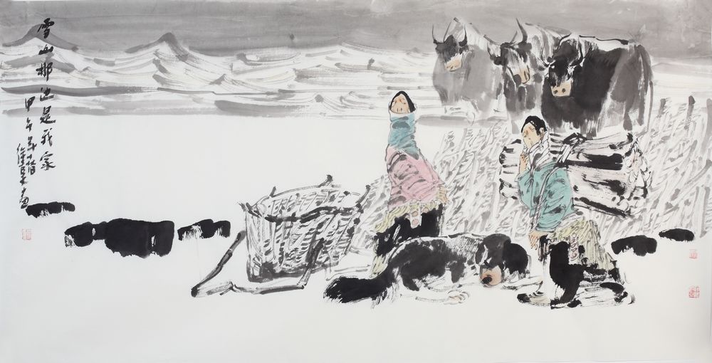 水墨人物小品2-