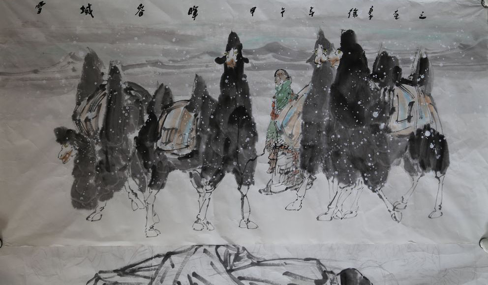 水墨人物小品1-