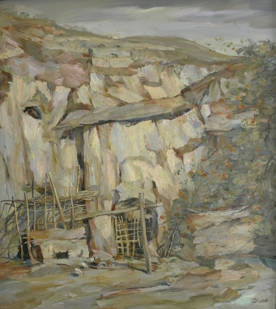 五叔家的小院85cm.95cm