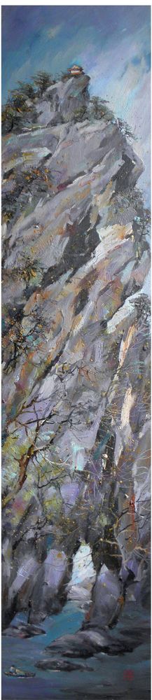 寻找桃花源系列之2     160cm.35cm 