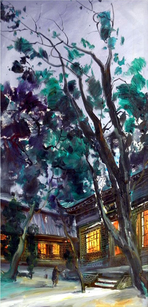 嵩山系列之4     120cm.60cm 