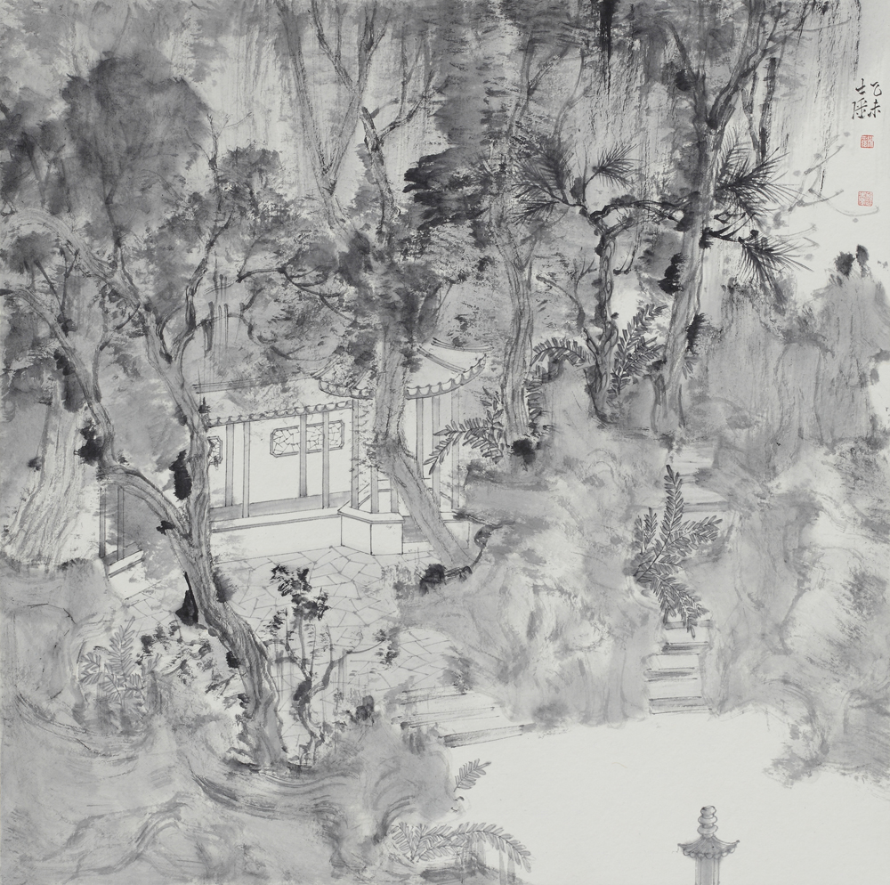 水墨园林系列  1350X50 