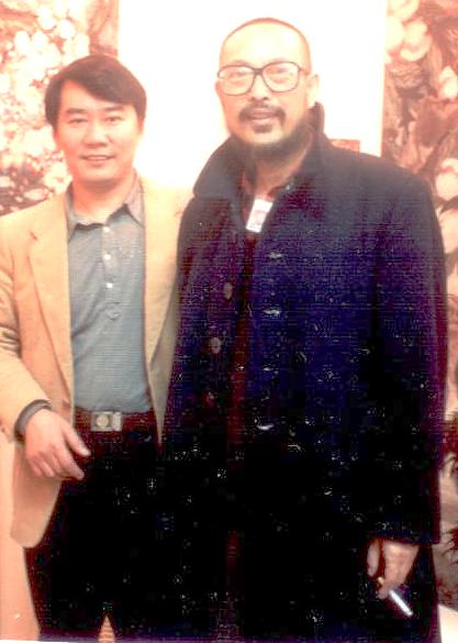 张廓和梅忠智，1995年