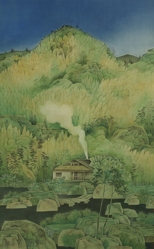 《竹山清音图》