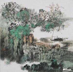 春水泛舟