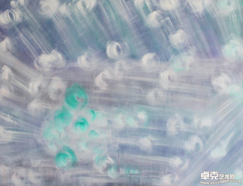 贵在坚强100x130cm