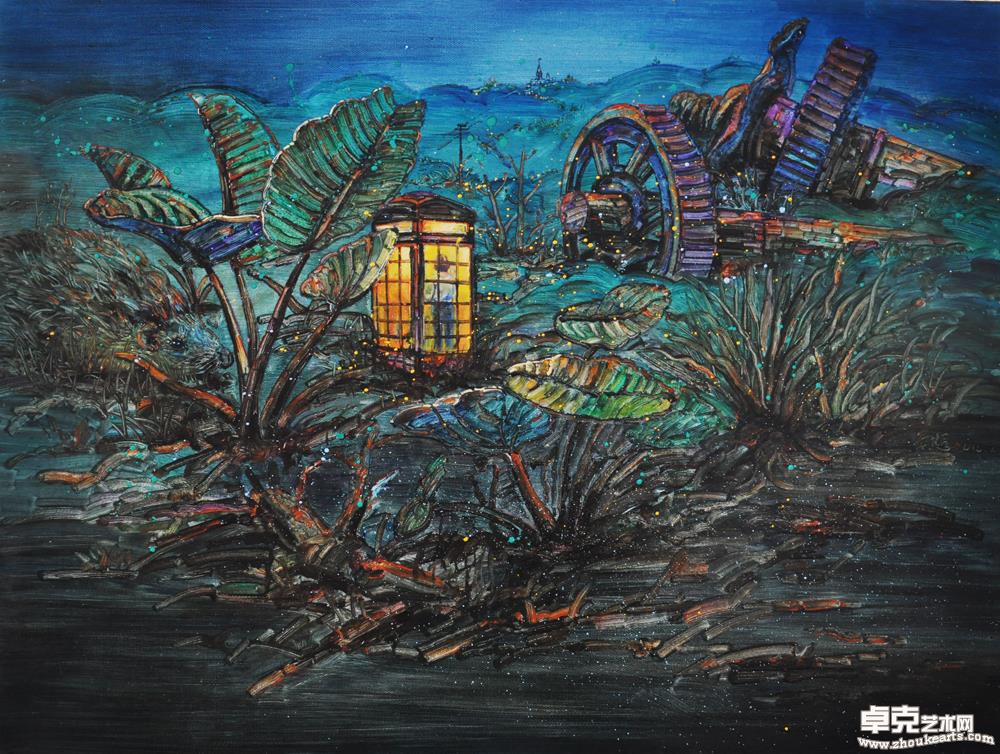 夜电话80X60CM