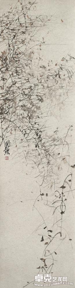 《疏枝瘦藤》系列 (3)136×34cm