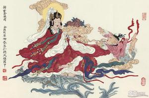 锦云寿禄图