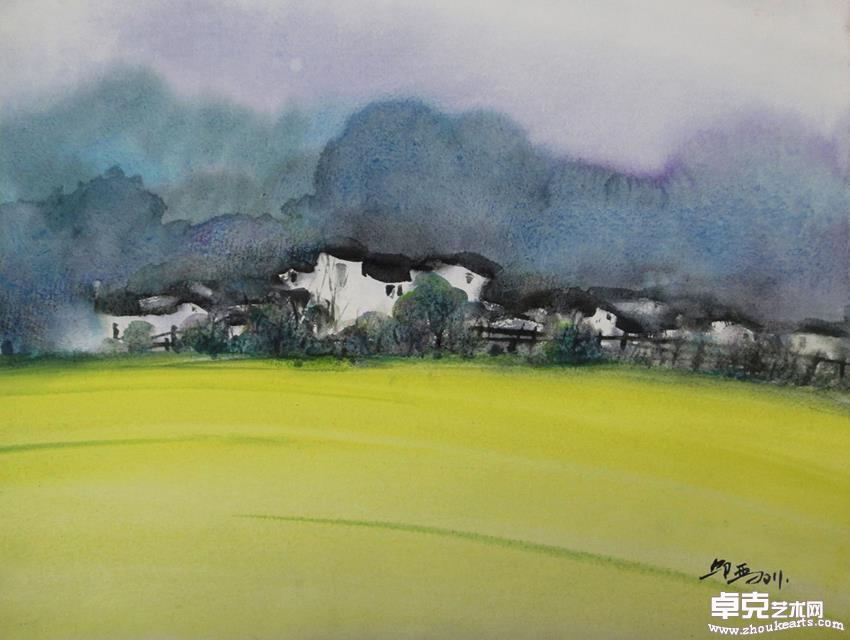 《徽州印象》38x54cm