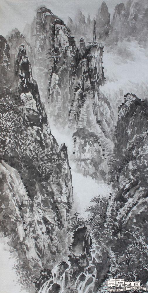 《黄山峡谷秀》四尺