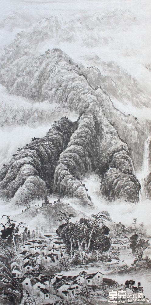 《蓝天与白云交界的地方》四尺