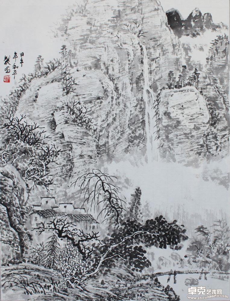 《山水小品》一30cmx40cm