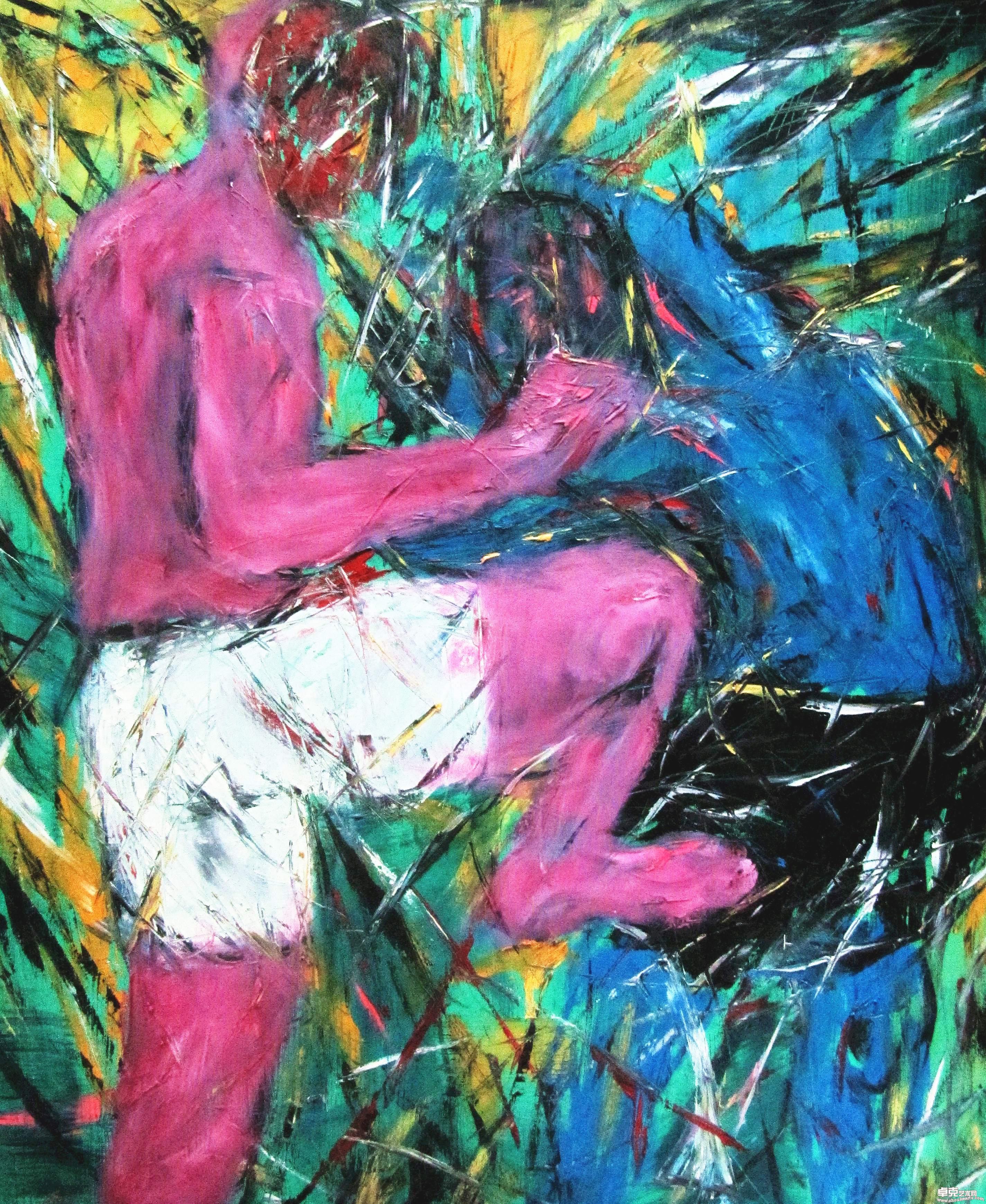    《逗非斗系列四》100x120cm
