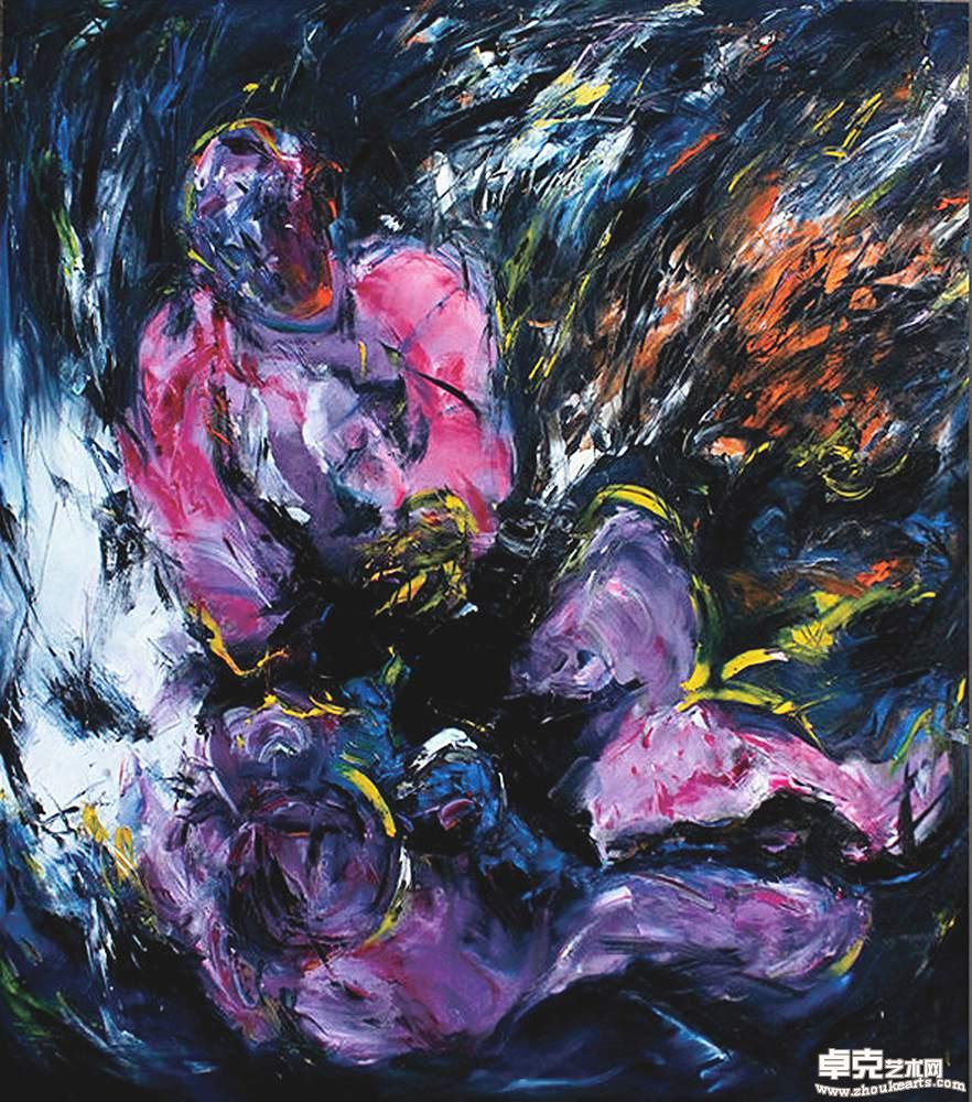 《逗非斗系列一》120X130cm