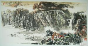 嘉陵春色图