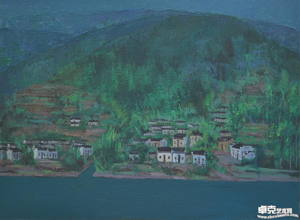村庄夏日60*60cm