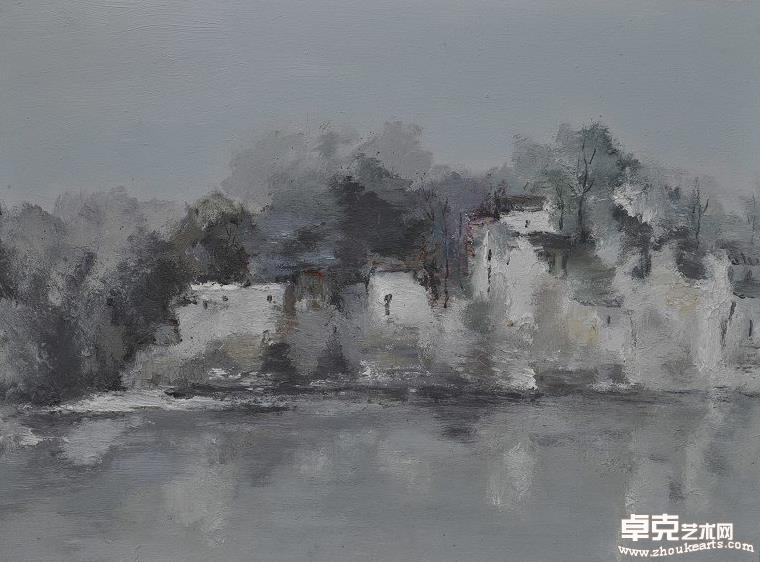 水上人家80*60cm