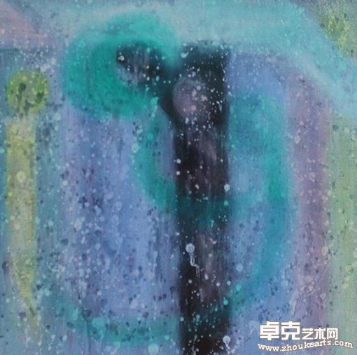 心灵的深处是什么？40x40cm