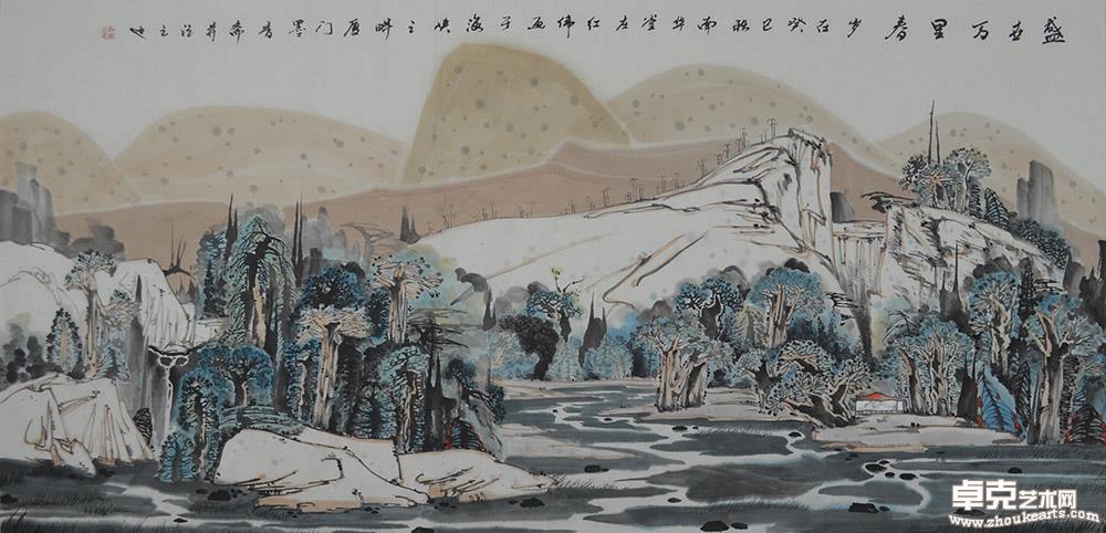 盛世万里春138x68cm