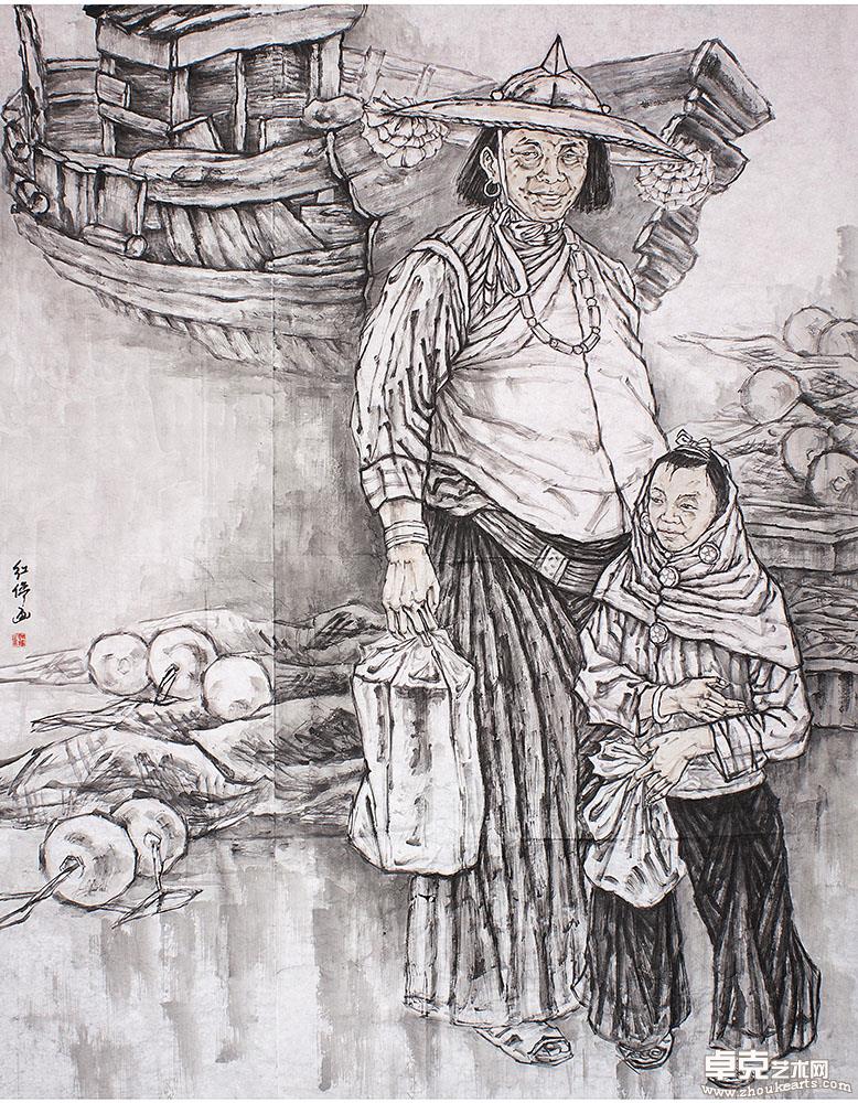 《惠风和畅》198x120cm