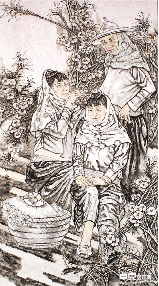 《妆》198x97cm