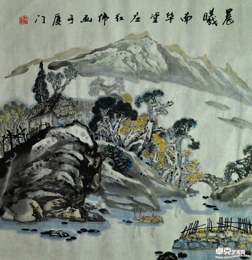 晨曦68X68cm