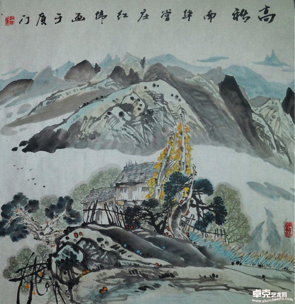 高秋68X68cm