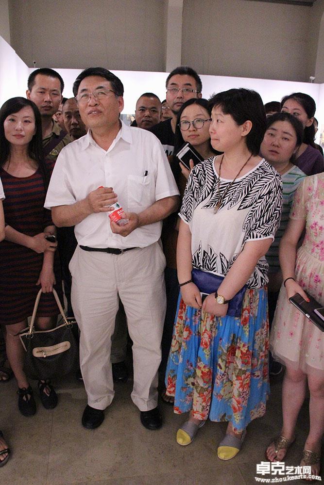2015年中国油画院访学结束，毕业联展，杨飞云老师指导参展作品
